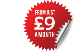 From &pound;9 a Month